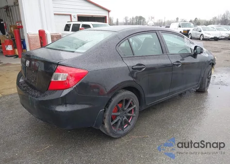 2012 Honda Civic Lx from USA, damaged, VIN 2HGFB2F58CH580263